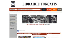 Desktop Screenshot of librairietorcatis.com