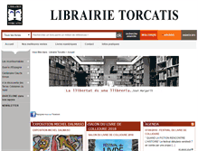 Tablet Screenshot of librairietorcatis.com